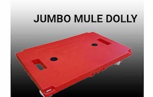 A Red Jumbo-Mule Dolly