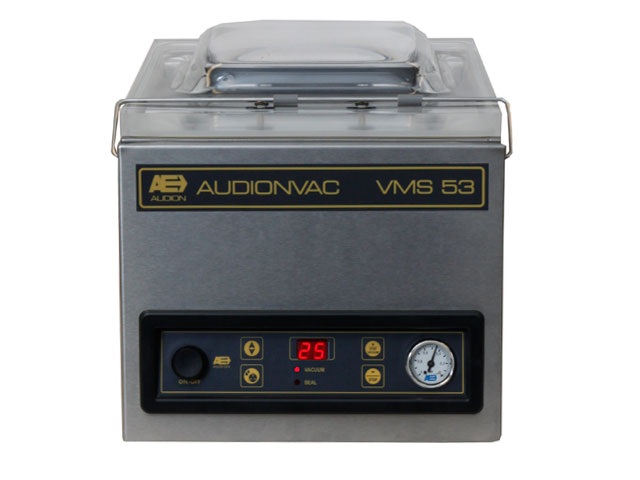 Tabletop Chamber Vacuum Sealers with a transparent lid with a deep drawn stainless steel chamber & a digital control
